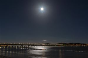 26th Feb 2021 Full Moon
River Tay and Road Bridge
Photography by Malcolm J Smith
