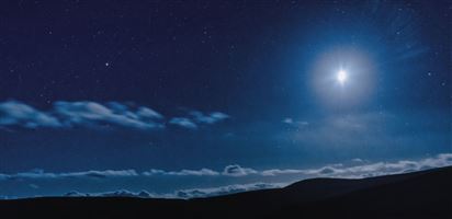 Full moon over The Lecht
