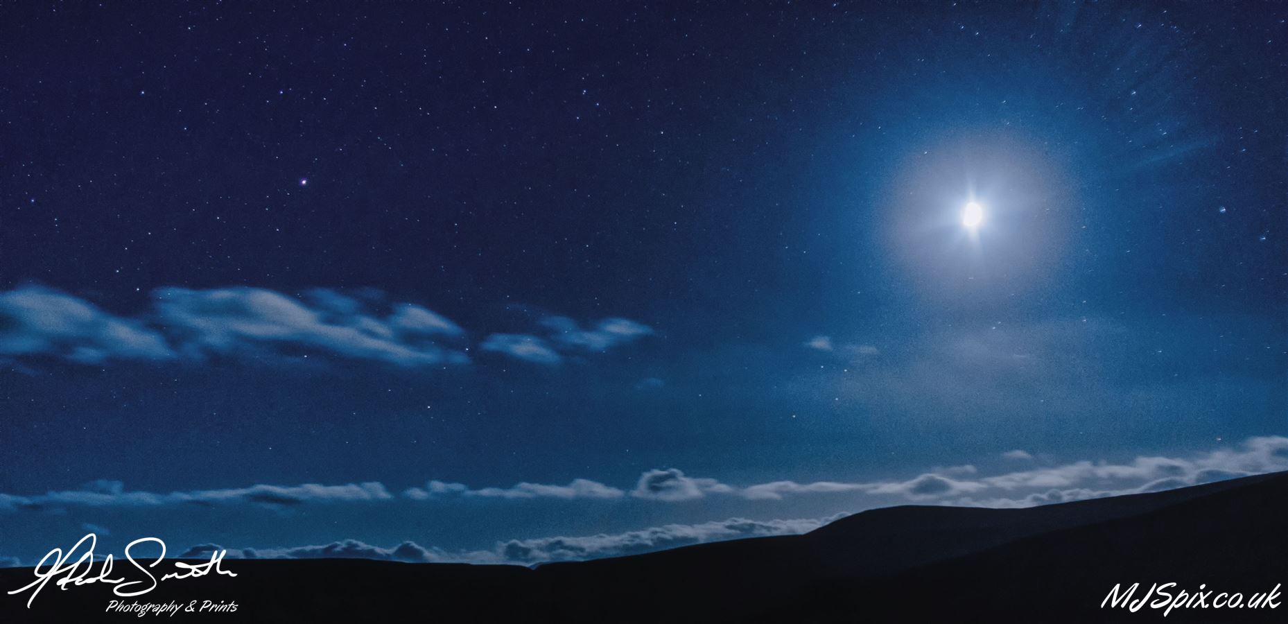 Full moon over The Lecht
