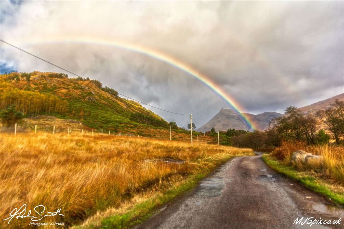 Another moment to stop and snap, I did not realise there were two rainbows until I processed the image.

Photography by Malcolm J Smith