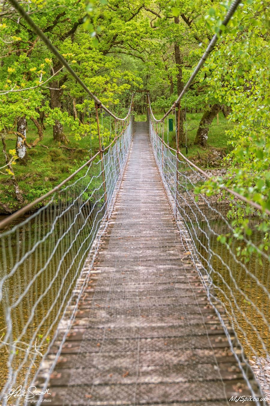 We could not cross as the bridge was under repairs when we visited in the Spring of 2019.

Photography by Malcolm J Smith