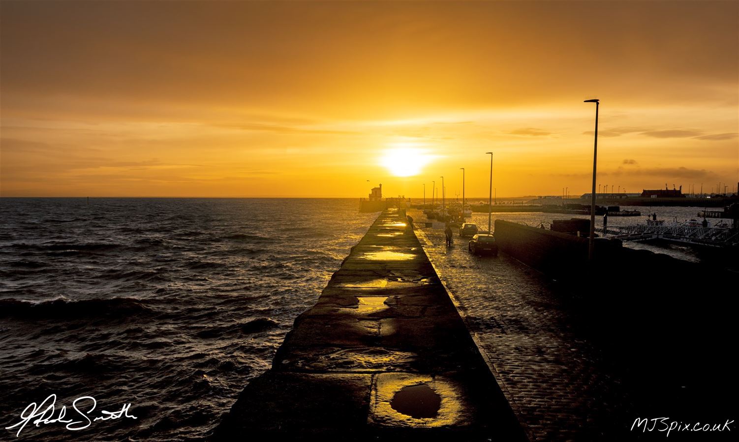 Sunset on Arbroath Pier
Photography by Malcolm J Smith